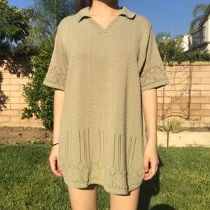 Vintage Collared Top